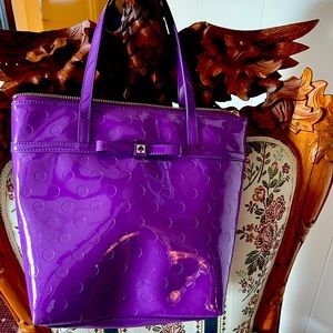 Kate Spade New York Patten Leather Tote EUC